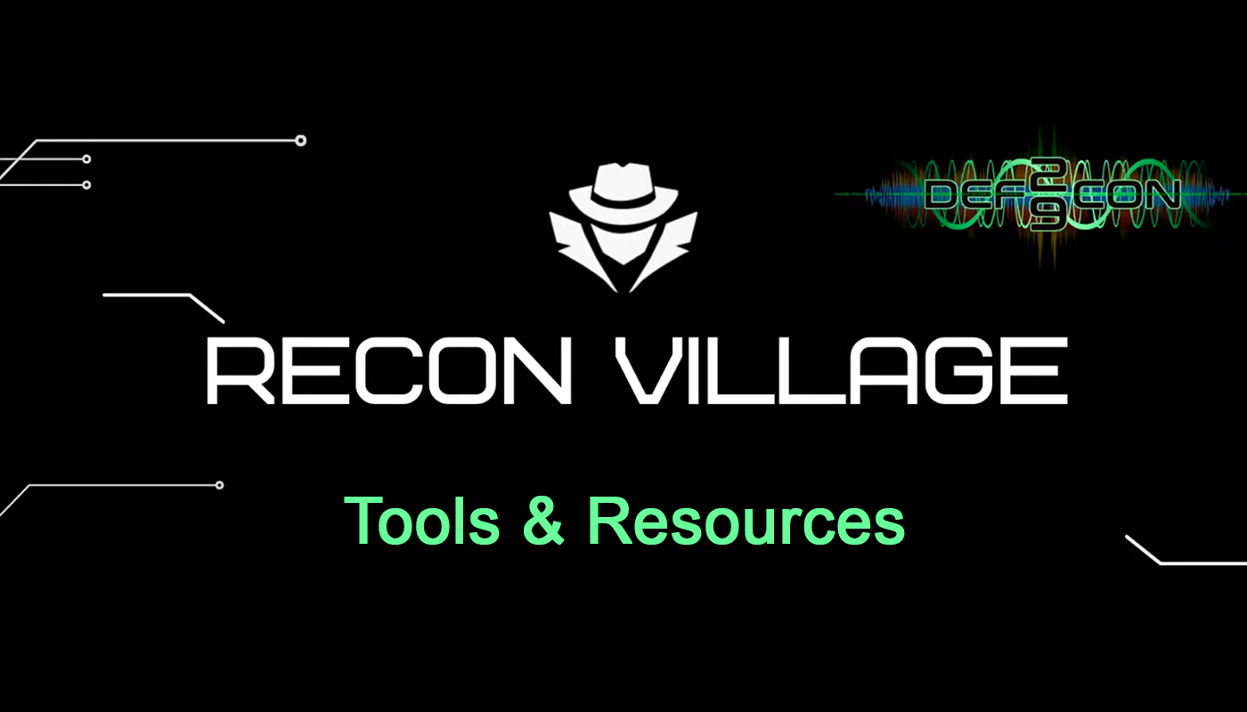 DEFCON29 - Recon Village Resources