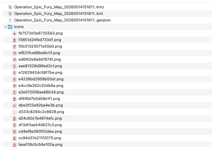 Screenshot placeholder — downloaded files in Finder/Explorer after export
