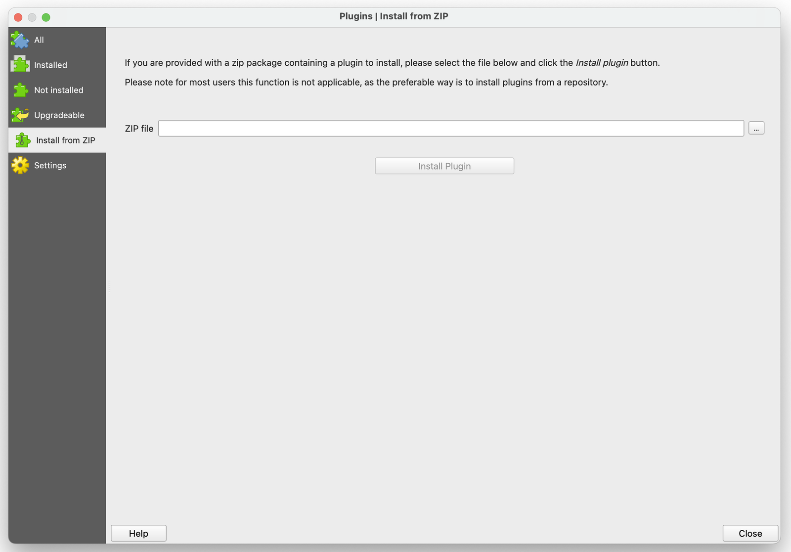 qgis-plugin-interface