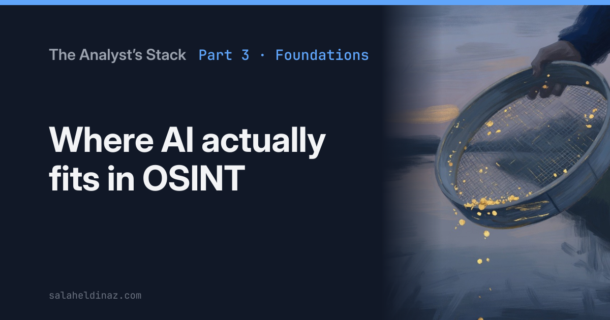 AI-generated illustration: A sieve held over a river at twilight, gold flecks caught in it.