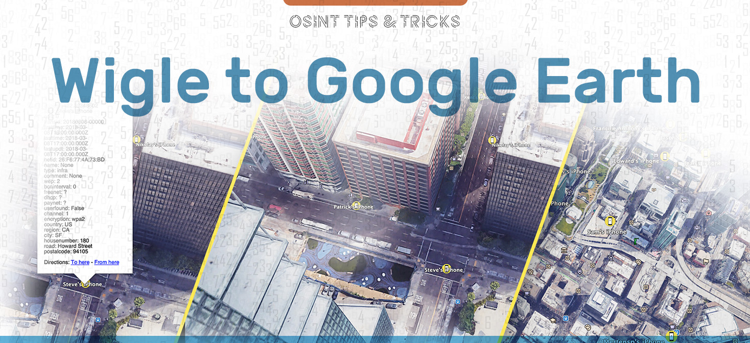 Wigle to Google Earth